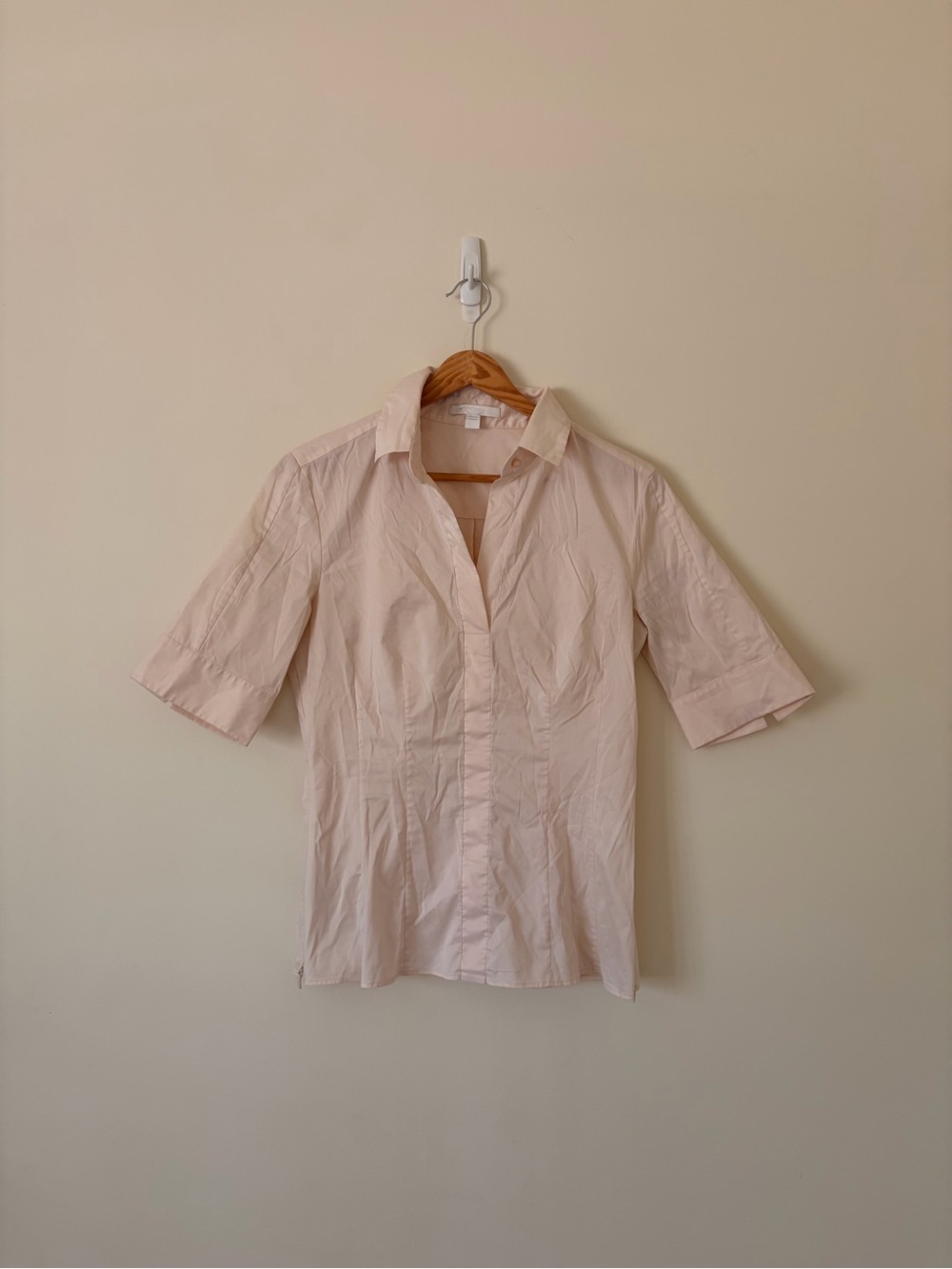 BOSS Pale Blush Collared Shirt